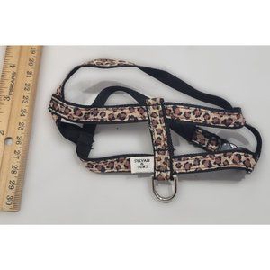 Sylvan & Sons Leopard Cheetah Cat Pattern Adjustable Dog XS Extra Small Harness